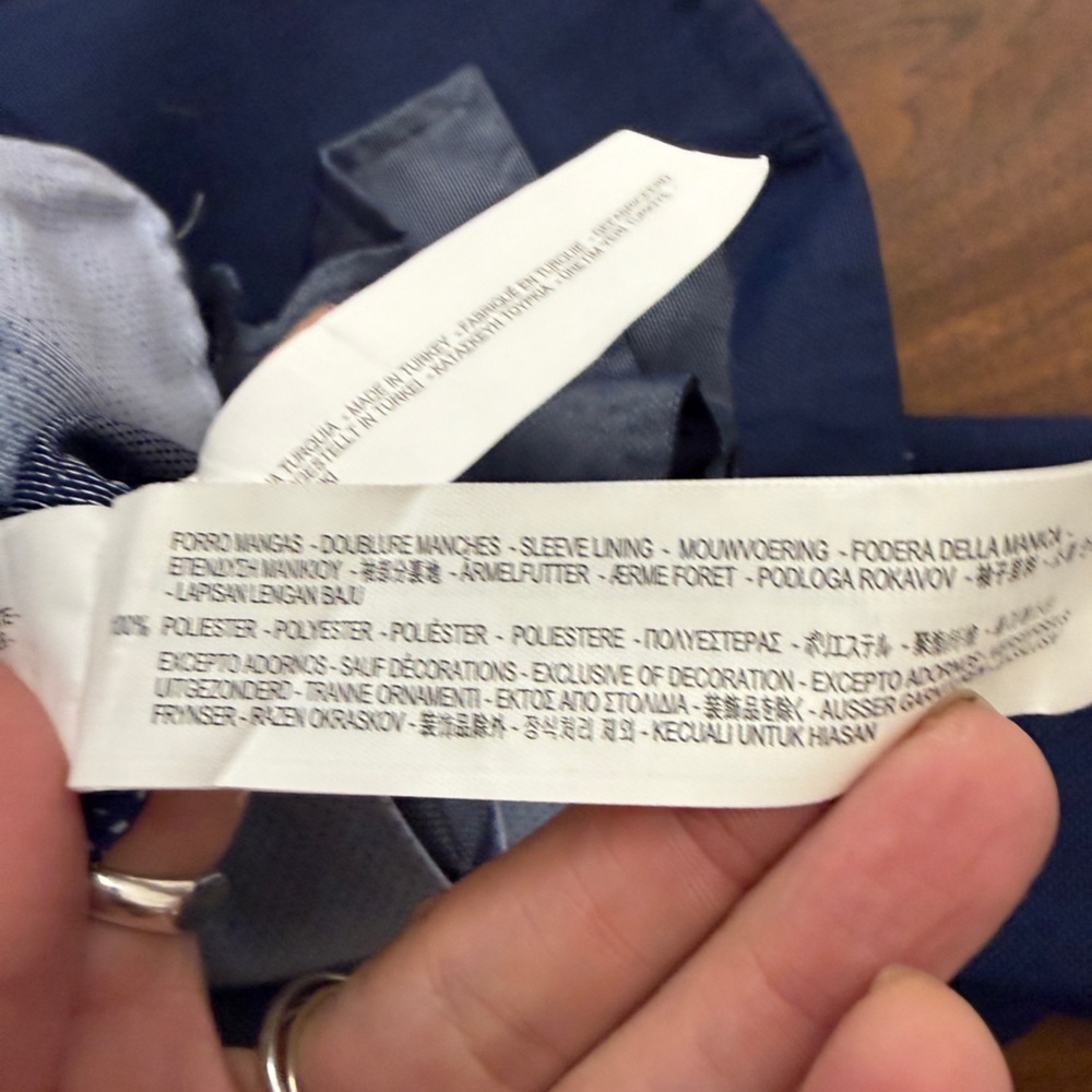 Zara Deep Blue Men's Blazer - Picture 13 of 13
